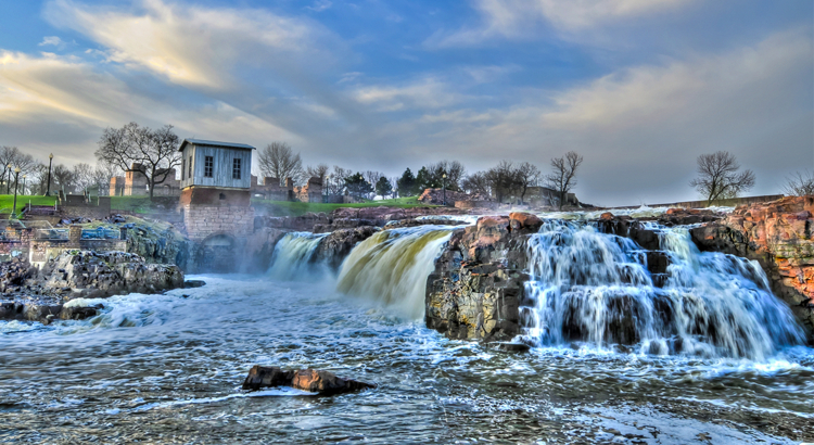 USA South Dakota Sioux Falls Park Foto Travel South Dakota